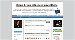 Desktop Screenshot of diariotrabalhista.com